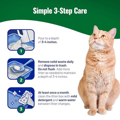 Cat's Pride Natural Care Odor-Eliminating Hypoallergenic Litter 15lb - size: 15 Pound, style: Natural Care Unscented