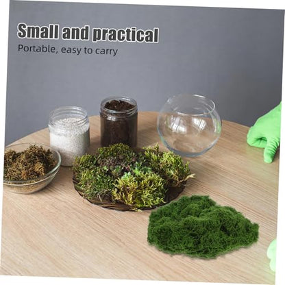 UPKOCH Artificial Moss for Crafts Realistic Fake Sphagnum Moss for Terrariums Planters Decorative Centerpieces
