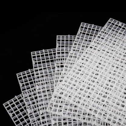 Aquarium Fish Tank Divider Plastic Egg Crate Filter Bottom Tray | L 6pcs Plastic Grid - size: L 6pcs