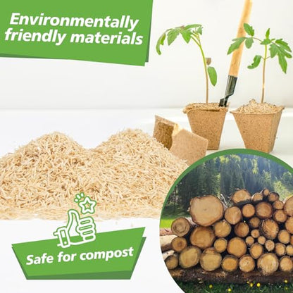 Sukh 14OZ Natural Aspen Shavings Reptile Bedding - Wood Shaving Pet Bedding | Soft Wood Shavings Terrarium & Tank Substrate Nest Material for Snake, Lizard, Tortoise, Small Animal, Rabbit, Chicken & Bird