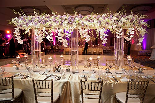 WGV Cylinder Vase, Width 6", Height 26", Clear Tall Glass Container Terrarium Candle Holder for Wedding Centerpiece, Party Event, Home Office Decor, 1 Piece - size: 6"x26"H