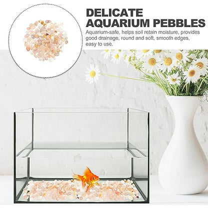 Yardwe 1set Polished Natural Pebbles for Aquariums Decorative Stones for Fish Tanks for Plants and Gardens Agate Pebbles