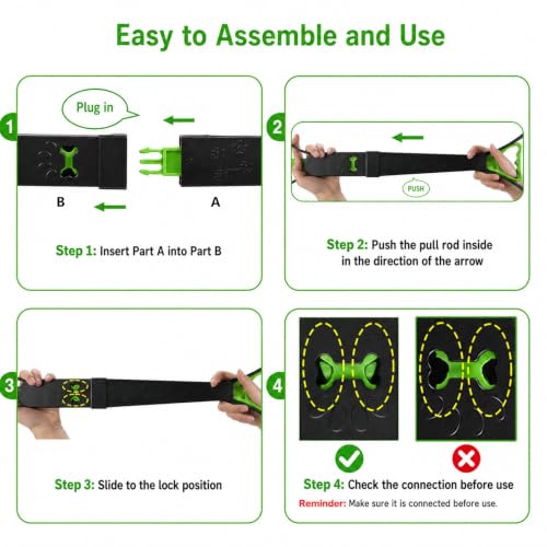 31inch Large Pooper Scooper for Dogs with Long Handle, Sturdy & Durable, Not Easy to Break, Lightweight & Easy to Use, Easy to Pick Up from Grass and Gravel | Less Bend Down, One-hand Operate Pick up for all Surface, Heavy Duty Poop Scooper for Large Medi