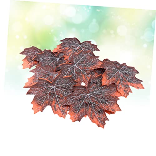 BESPORTBLE Reptile Enclosure Decor 12pcs Maple Leaf Litter Pet Supplies Realistic Reptile Plants for Snake Lizard