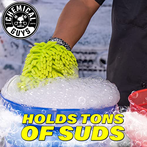 Chemical Guys, Best Two-Bucket Car Wash Kit, Mitts & Dirt Trap, 11-Piece | Two buckets with dirt traps, wash mitts, soap and towels for safe, scratch-free weekly washes, full kit - style: HOL121