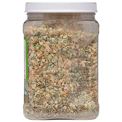 Healthy Herp Veggie Mix Instant Meal for Reptiles - Nutritious Bearded Dragon Accessories, Bearded Dragon Food - Made in USA - Quick Prep, Ideal for Box Turtles, Lizards, Tortoises - 7.5 oz (212g)