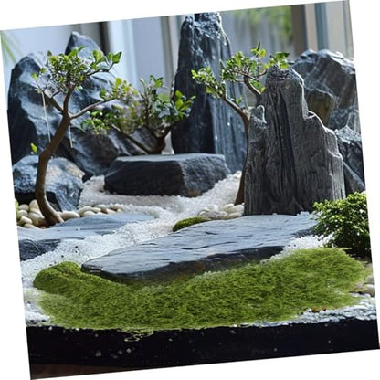 SEWOART 1bag Realistic Fake Moss Faux Filamentous Moss Terrarium Decor Sphagnum for Plants