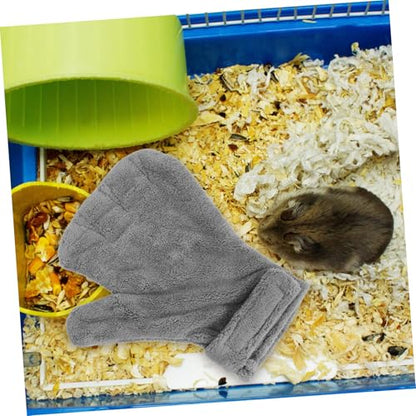 Homoyoyo Bite Training Gloves Anti-bite Pet Protective Mittens Gray Small Animal Handling Gloves for Reptiles Birds and Chinchillas