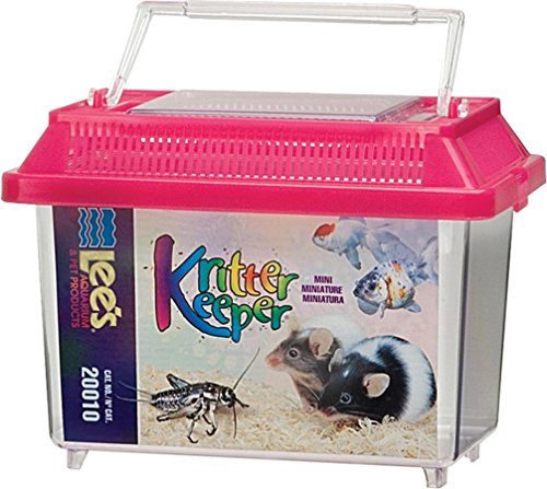 Lee's Kritter Keeper, Mini Rectangle w/Lid ( Colors May Vary ) - size: Mini