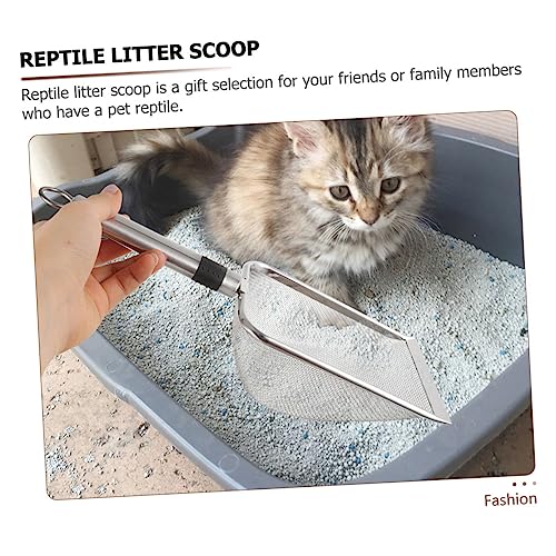 Reptile Litter Scoop Cleaning Tool for Terrarium Accessories Design Fine Mesh Sifting for Precise Waste Removal and -Term Use