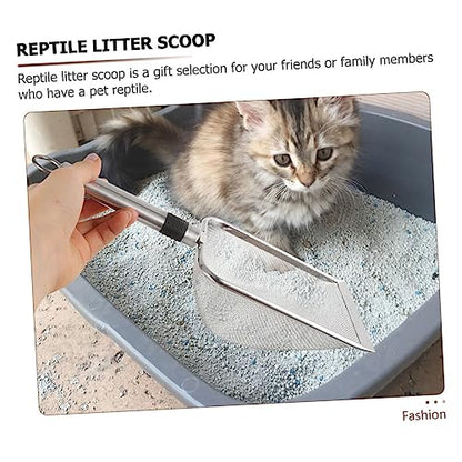 Reptile Litter Scoop Cleaning Tool for Terrarium Accessories Design Fine Mesh Sifting for Precise Waste Removal and -Term Use