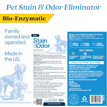 Eco Strong Pet Stain and Odor Remover - Cat Urine Enzyme Cleaner Destroyer, Urine Destroyer for Dogs, Pet Urine Enzyme Cleaner - 160 Oz - size: 160 Fl Oz (Pack of 2)