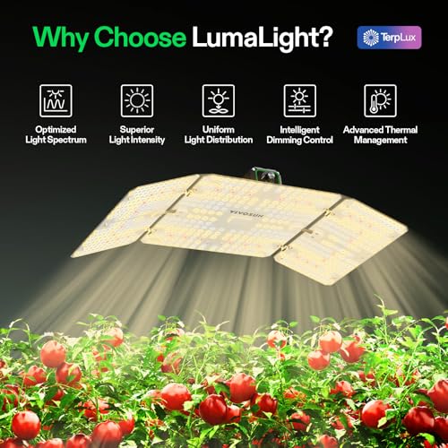 VIVOSUN LumaLight 200W LED Grow Light, Full Spectrum Plant Light | Smart Dimmable & High PPFD for Indoor Plants Seedling Vegetables Bloom, Fits 2×4/3×3 Grow Tents - size: 2x4