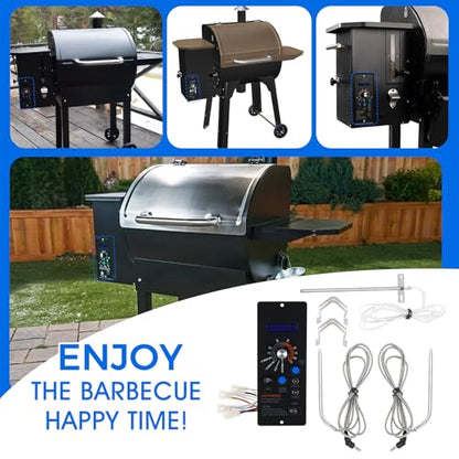 Replacement for Camp Chef Digital Thermostat Controller Kit | with Meat Probe, Temperature Sensor Probe Compatible with Camp Chef Wood Pellet Grills PG24STX PG24XT PG24S PG24WWS