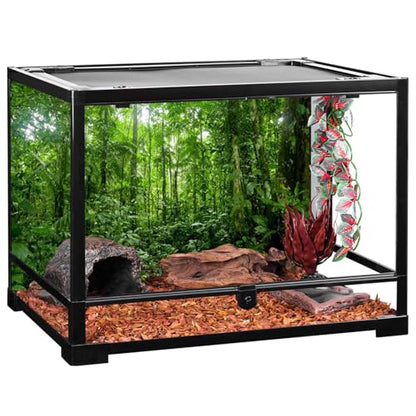 72x24 in Tropical Terrarium Backdrop Green Tree Reptile Habitat Background | AWERT Rainforest Aquarium Durable Polyester Background - size: 72x24in/180x60cm