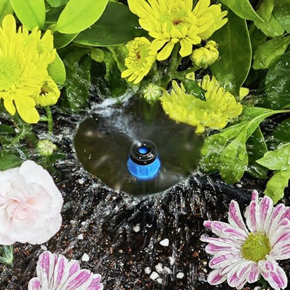 50pcs Drip Irrigation Emitters for 1/4" Drip Tubing Adjustable 360 Degree Fan Shape Water Flow Vortex Drippers for Drip Irrigation with Lock Barbed Irrigation Drip Nozzles for Flower Plants Garden - size: 50 Pcs Drip Emitters Vortex with Lock Barb