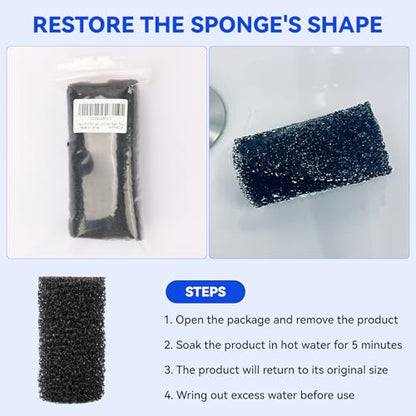 Prefilter Sponge for Fluval AC20/AC30/AC50 Filter, Aquarium Intake Sponges | Edge Prefilter Sponge Intake Strainer Cover for Freshwater Saltwater Aquariums Small Fish Shrimp Fry Fish, 6 pcs