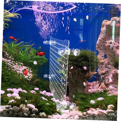 VICASKY Fish Tank Partition Acrylic Aquarium Divider Suction Cups Reptile Divide Board Fish Tank Separator Box