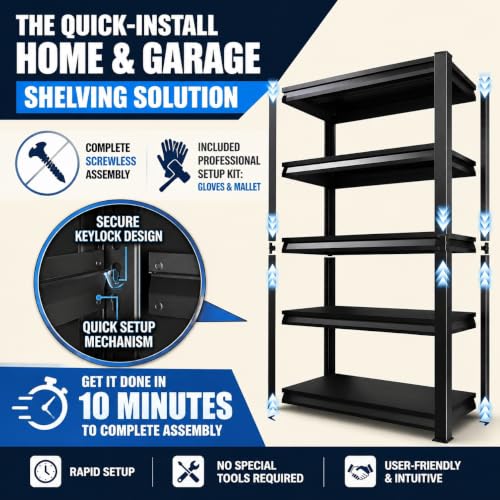 20-50 Gallon Fish Tank Stand, Aquarium Stand with 3-Tier Storage Shelves, Heavy Duty Terrarium Stand for Turtle Tank, Reptile Terrarium, 27.6" Wx 13.8" Dx 31.5" H, Black