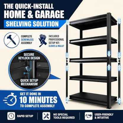 20-50 Gallon Fish Tank Stand, Aquarium Stand with 3-Tier Storage Shelves, Heavy Duty Terrarium Stand for Turtle Tank, Reptile Terrarium, 27.6" Wx 13.8" Dx 31.5" H, Black