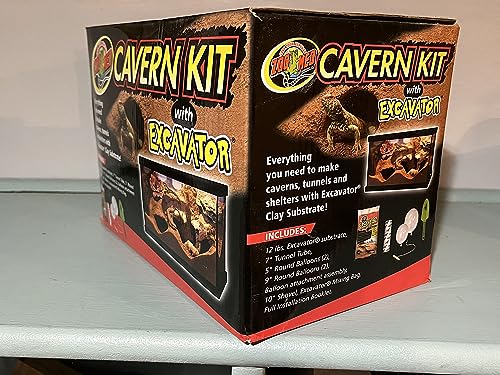 Zoo Med Cavern Kit with Excavator - size: Zoo Med Excavator Cavern Kit