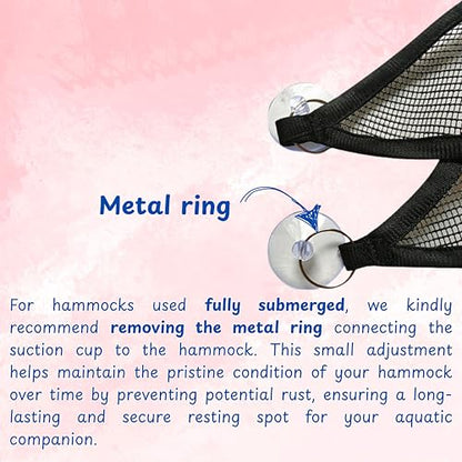 Axolotl Hammock for Aquarium with Fish Feeder, Axolotl Hammock for Aquarium with Food Bowl Tray Feeder, Breathable Mesh Reptile Hammocks Lounger Ladder, Bearded Dragon Tank Accessories (Green, M)