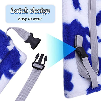 Adjustable Lizard Leather Leash Harness and Bearded Dragon Carrier Sling, Bearded Dragon Reptile Carrier, Reptile Small Pet Training Leashes and Beardie Snuggle Bag for Outdoor Travel