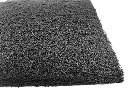 Wave Point Super Activated Carbon Pad Cut to Fit for Aquariums Pond Nitrate Ammonia, Phosphate Remover Pads, and Dual Bonded Pads (18" X 10" - 1PK) - size: 18" X 10" - 1PK