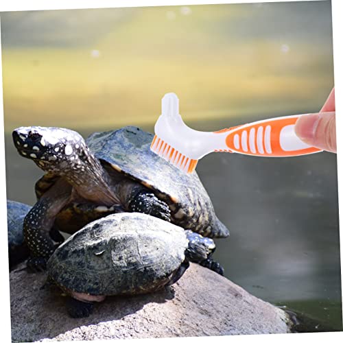 Abaodam Turtle Shell Cleaning Brush Aquatic Tortoise Shell Scrubber Brush Reptile Tank Cleaning Tool for Turtle Aquarium