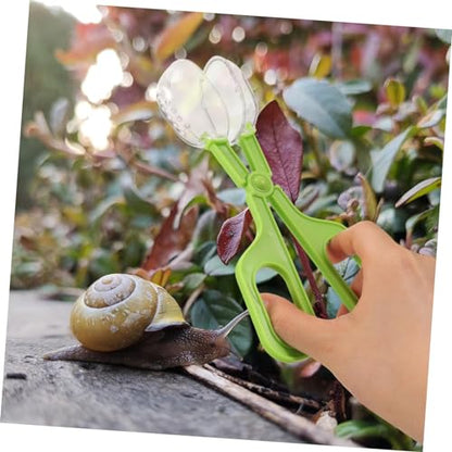HANABASS Reptile Feeding and Cleaning Tool Durable Clamp for Efficient Poop Scooping and Insect Catching for Indoor and Outdoor Use with Safe Design