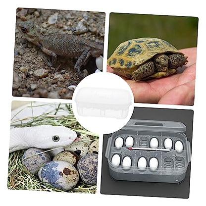 VANZACK Reptile Incubation Box with Design Lightweight Hatching Container for Snakes and Lizards Efficient Capacity Reptile Breeding Hatchery