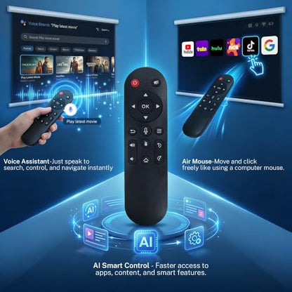 [2000 ANSI Daylight Visible] Native 1080P Smart Video Projector 4K 8K Input, Android 14 Projecteur Portatif with HiFi Sound, Auto Focus & Keystone, WiFi Bluetooth Home Theater for iPhone/Netflix X7
