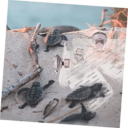 Happyyami Turtle Terrace Clear Tortoise Tank Terrace Amphibian Turtle Fish Turtle Leaf Platform Frog Decor Turtle Tank Platform Turtle Tank Accessories Floating Platform Water Turtle Acrylic