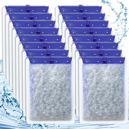 16Pk Filter Cartridges Compatible with Tetra Whisper Large, PF20-60 | Fish Tank Filter Cartridges Replacement Compatible with Tetra Whisper 20i 40i IQ20 30 45 60 PF20 30 40 60, Large Size - size: Large,16 Pack