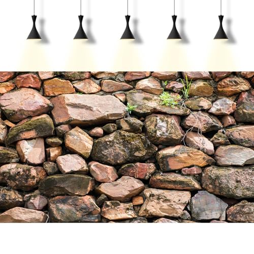 Stone Wall Aquarium Background Rock Texture Fish Tank Background Natural Rocky Reptile Tank Backgrounds Natural Stone Rocky Wall Terrarium Reptile Enclosure Backgrounds Wallpaper 24x12in - color: Stone Brown, size: 24(W)x12(H)inches/ 60(W)*30cm(H)