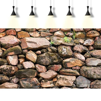 Stone Wall Aquarium Background Rock Texture Fish Tank Background Natural Rocky Reptile Tank Backgrounds Natural Stone Rocky Wall Terrarium Reptile Enclosure Backgrounds Wallpaper 24x12in - color: Stone Brown, size: 24(W)x12(H)inches/ 60(W)*30cm(H)