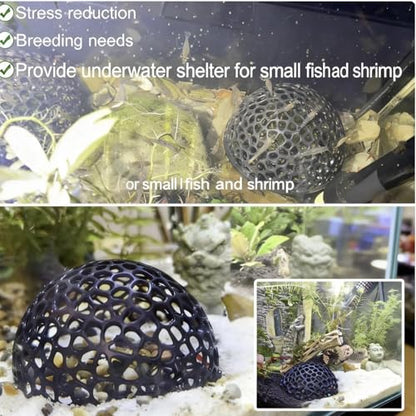 5-piece Aquarium Shrimp Tank Set with Tunnels and Caves for Shrimp Hiding
