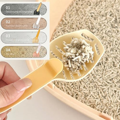 2 Pcs Hamster Poop Scooper & Sand Shovel | Sand Sifter, For Bedding, Litter & Sandbox Cleaning, Pet Cleaning Tool, For Small Animals