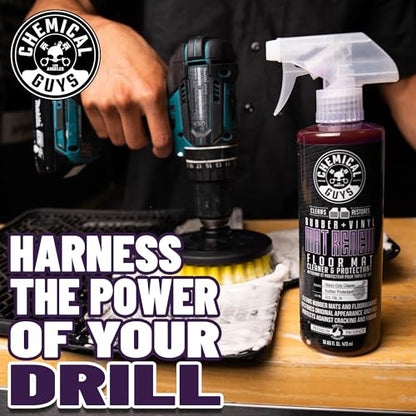 Chemical Guys, Mat Renew Rubber & Vinyl Mat Cleaner & Protectant, 16 oz | Cleans and revives rubber mats, liners and running boards, restoring a factory look with a protective finish - size: 16 Fl Oz (Pack of 1)