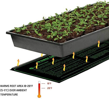 iPower GLHTMTM-A 20" x 20" Waterproof Durable Seedling Heat Mat Warm Hydroponic Plant for Indoor Gardening Germination Starting, black - size: 20" x 20", style: Heat Mat