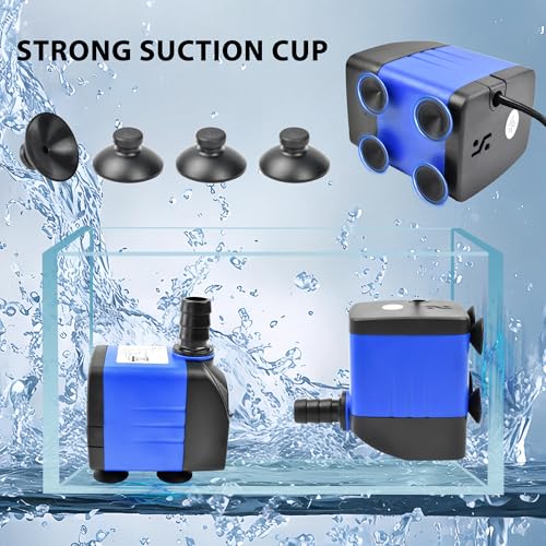 25W Outdoor Water Pump 396GPH AC 110V Mini Submersible Water Pump with 6.0ft High Lift for Fountain Waterfall - color: 25w 1500l/H