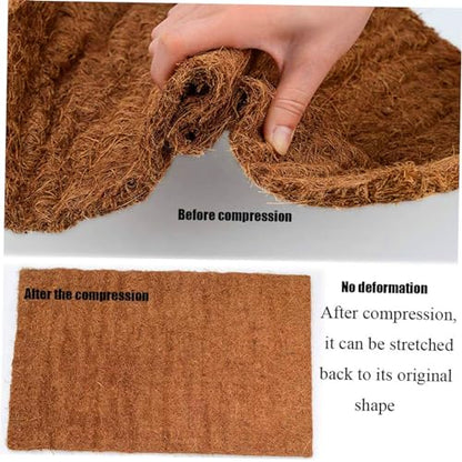 Coconut Fibre Reptile Carpet Tortoise Carpet Mat Moisturizing Pad for Bearded Dragon Tank