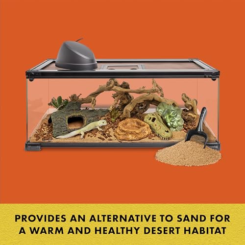 Zilla Desert Bedding, Substrate for Reptile Terrariums, Ideal for Bearded Dragons, Uromastyx, and More, 5 Quarts - size: 5 Quarts
