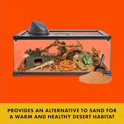 Zilla Desert Bedding, Substrate for Reptile Terrariums, Ideal for Bearded Dragons, Uromastyx, and More, 5 Quarts - size: 5 Quarts
