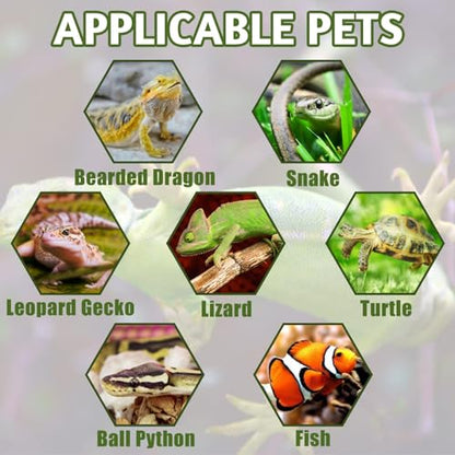 kathson Reptile Tank Decor Lizard Hide and Cave Plants Terrarium Decorations Resin Cactus Desert Aquarium Tank Habitat Accessories for Bearded Dragon Chameleon Leopard Gecko Snake Fish (Ball Cactus) - style: Style B