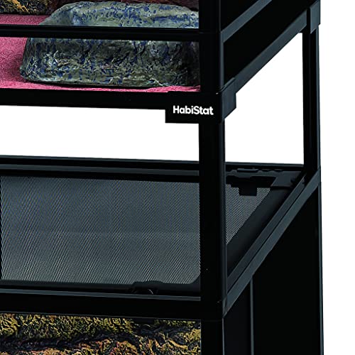 Habistat Terrarium Stacking Kit for 36"x18" Reptile Terrariums – Stackable Reptile Enclosure Spacer with Acrylic Panels and Posts, Space Saving Stacker for Enclosures, Bearded Dragon or Snake Tanks