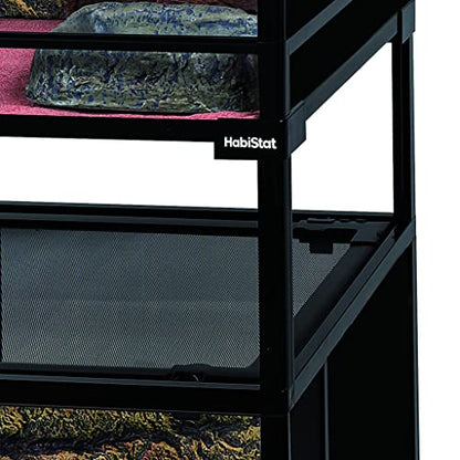Habistat Terrarium Stacking Kit for 36"x18" Reptile Terrariums – Stackable Reptile Enclosure Spacer with Acrylic Panels and Posts, Space Saving Stacker for Enclosures, Bearded Dragon or Snake Tanks