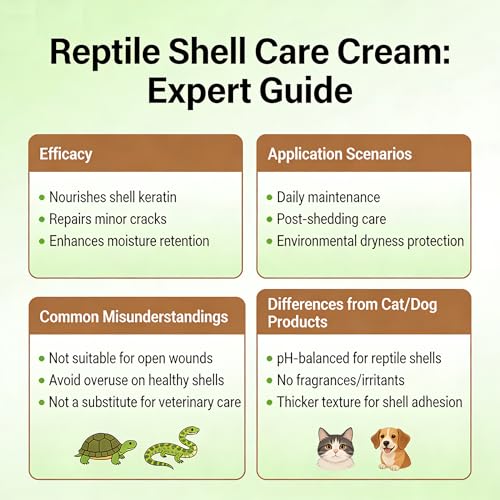 2Pcs Turtle Shell Balm, Reptile Shell Care Conditioner Moisturizer for Tortoise Lizard Reptiles, Essential Turtle Accessories, Skin Relief & Dryness Prevention for Tortoise, Lizard & All Reptiles