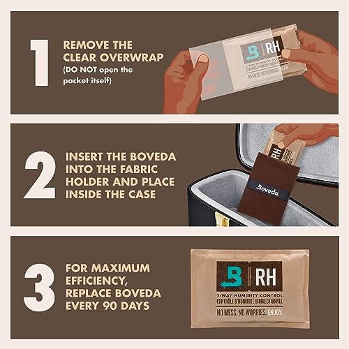 Boveda 49% Guitar Humidifier Refills, 12-Ct - Large Instrument Cases - size: 12-Pack, style: 12 Pack