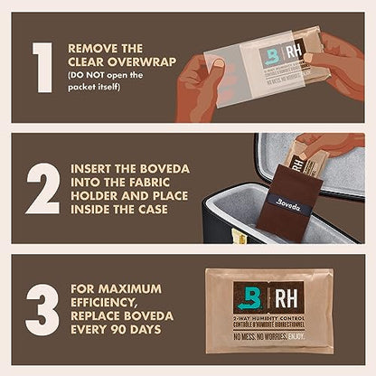 Boveda 49% Guitar Humidifier Refills, 12-Ct - Large Instrument Cases - size: 12-Pack, style: 12 Pack